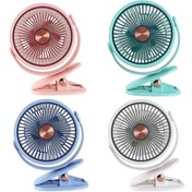Resim SIGHTZER Mandallı Şarjlı Fan 3 Kademeli Taşınabilir Vantilatör Serinletici Mini Klima 360 Derece Dönen Fan 