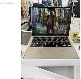 Resim İkinci El MACBOOK AİR M2 8/256 GB 17 AY GARANTİLİ SIFIR GİBİ 