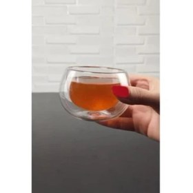 Resim BRC Desing Çift Cidarlı Cam Reçellik 6 Adet 