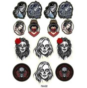 Resim PROMOT Motorsiklet Aksesuar Ekipman Sticker Kask Grenaj Laptop Sticker Seti 0061 