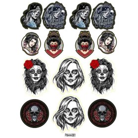 Resim PROMOT Motorsiklet Aksesuar Ekipman Sticker Kask Grenaj Laptop Sticker Seti 0061 