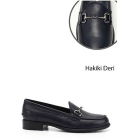Resim Gönderi R Kadın Lacivert Antik Tokalı Hakiki Deri Loafer Ayakkabı Gdza13424210 Lacivert 