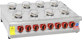 Resim Himaksan Doğalgazlı 8 Ocaklı Künefe Ocağı Makinesi 
