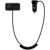 Resim Baseus T Typed S-16 FM Transmitter Bluetooth Dual USB Araç Şarjı Ally Mobile