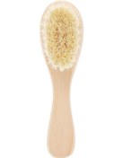 Resim Vkemall Bebek Saç Fırçası Yumuşak Yün Talaşı, Ahşap Saplı, Saçını Yumuşakçe Tarayarak Saç Çırtılarını Giderir Ve Kafa Derisini Masajlar 