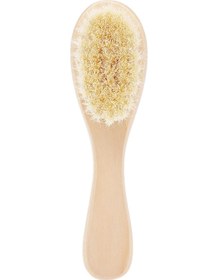 Resim Vkemall Bebek Saç Fırçası Yumuşak Yün Talaşı, Ahşap Saplı, Saçını Yumuşakçe Tarayarak Saç Çırtılarını Giderir Ve Kafa Derisini Masajlar 