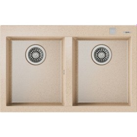 Resim Teka Forsquare 790 Tg Çift Hazneli Tegranite+ Eviye - Avena Bej - 115260016 