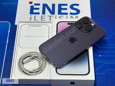 Resim Apple iPhone 14 Pro İkinci El YD | 128 GB | Mor İkinci El 3 Aylık 128GB iPhone 14 Pro Çift HAT Y.D.Pil86 Sıfırdan Farksız