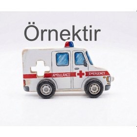 Resim Boyanabilir Ahşap Ambulans 