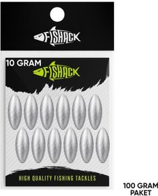 Resim Gezer Olta Kurşunu - Kıstırma Zeytin Kurşun - 10 Gram - 100 Gr Paket 