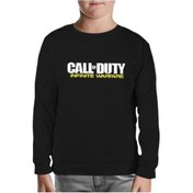 Resim Call Of Duty - Infinite Warfare Siyah Çocuk Sweatshirt Siyah 