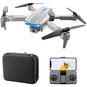 Resim Honmex K3 E99 Yükseltme Modeli 3 Yönlü Engellere Kaçınma Drone - 4k Çift Kamera, İçinde Batarya, Tek Pil, Gri + Çantalı Paket 