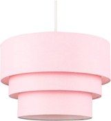 Resim 571 Store 3 Lü Pasta Avize Orta Ebatli Kumaş Başlıklı Çoçuk Odası Avizesi 