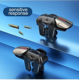 Resim Mobil Cihaz G21 Gamepad Joystick - 6 Parmak Pubg Oyun Denetleyicisi, L1 R1 Tetik 