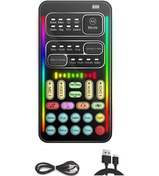 Resim Guoqıang Ultra İnce, Taşınabilir, Canlı Ses Kartı, Mikrofon, Ses 