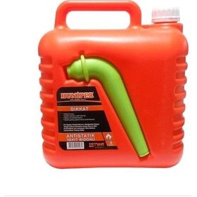 Resim Huniper Antistatik Benzin Yakıt Bidonu 5 L 