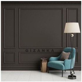 Resim Geniş Duvar Tasarımı Boyanabilir Çıta Hazır Kesim Anka120 16,20 Metre 