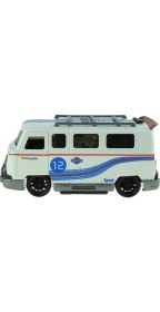 Resim Mixoyuncak Oyuncak Minibüs Işıklı Sesli Duman Çıkaran Sürtmeli Minibüs Beyaz 