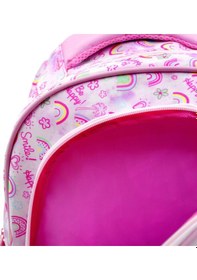Resim Muggle 2 Bölmeli Soft Rainbow Pembe Okul Sırt Çantası Mu-6696 