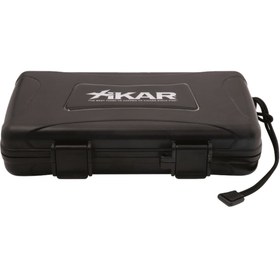 Resim Xikar Travel Humidor 5'li Siyah Puro Seyahat Çantası 