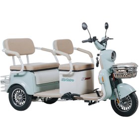 Resim Stmax Elit Retro 3 Tekerli Elektrikli Moped - Yeşil 