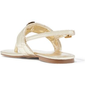 Resim Kurt Geiger Kızlar Için Kensington T-bar Sandalet Altın 