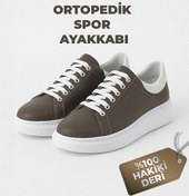Resim MAHZENSTORE Ortopedik Ayakkabısı %100 Deri 
