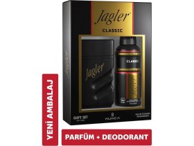 Resim JAGLER Classic Erkek Parfüm Seti 90 ml EDT + 150 ml Deodorant Klasik Hediyelik Ürün 