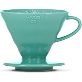 Resim Hario V60 02 Seramik Dripper Turkuaz 