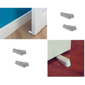 Resim Kapı Stoperi - Kapı Altı Stoperi - Gri 4 Adet 