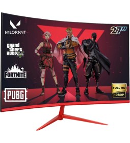 Resim Zeiron Stella X27 Ryzen 5 3600 16GB Ddr4 256GB Ssd+1tb HDD RX550 4gb 27" Curved Oyuncu Masaüstü Bilgisayar 