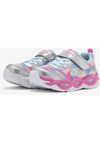 Resim Skechers Twisty Glow - Sorbet Swirl Küçük Kız Çocuk Gri Spor Ayakkabı 303716n Smlt Gri 