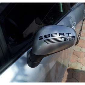 Resim Flaubert Seat Sport Yazılı Ayna Sticker Etiket Modeli 