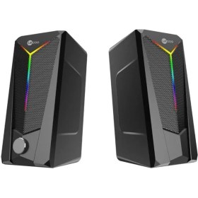 Resim Lenovo Lecoo DS104 Kablolu USB + 3.5mm Jack 6W 80DB Rgb Işıklı 1+1 Gaming Speaker - Hoparlör 