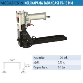 Resim Omega MGDADCS19 Koli Kapama Tabancası 15-18MM 
