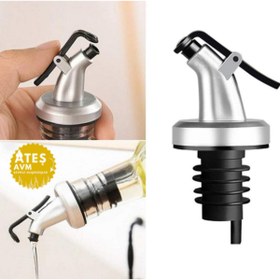 Resim Euro Pink 3 Adet Damlatmaz Kapaklı Şişe Tıpası Sızdırmaz Yağdanlık Ucu Kapağı Tıpası Yağ Şarap Şişesi Başlığı 