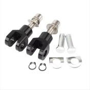 Resim Glimmerven Motosiklet Arka Yolcu 39MM Footpeg Montaj Braketi Arka Ayak Peg Destek Braketi Için Harley Softail Düşük Binici (Yurt Dışından) 