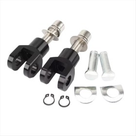 Resim Glimmerven Motosiklet Arka Yolcu 39MM Footpeg Montaj Braketi Arka Ayak Peg Destek Braketi Için Harley Softail Düşük Binici (Yurt Dışından) 