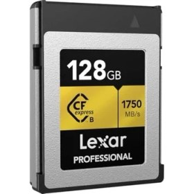 Resim Ohbe Express 128GB Profesyonel Cfexpress Tip B Hafıza Kartı Gold Serisi, 1750MB/S'YE Kadar Okuma, Ham 8k Video Kaydı, Pcıe 3.0 ve Nvme'yi Destekler (LCXEXPR128G-RNENG) 