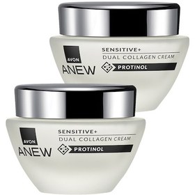 Resim Avon Anew Sensitive+ Çift Kollajen Krem 2 x 50 ML 