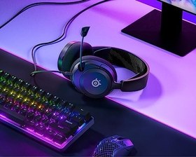Resim SteelSeries Arctis Nova 1 - Multi-Platform Gaming Kulaklık - Hi-Fi Sürücü - 360° Surround Ses - AirWeave Memory Foam Kulak Yastıkları - Gürültü Önleyici Mikrofon, PC, PS5, Switch, Xbox - Siyah 