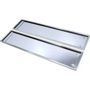 Resim Sebura Krom Kaplı Metal Nikaljlı 2 Adet Yeni Nesil Plakalık 