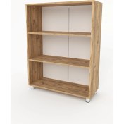Resim 3G Tasarım Çok Amaçlı Ofis Dolabı, Dosya Dolabı, Kitaplık 3G-007-AD-A.ÇAM/90x35x116h 
