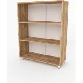 Resim 3G Tasarım Çok Amaçlı Ofis Dolabı, Dosya Dolabı, Kitaplık 3G-007-AD-A.ÇAM/90x35x116h 