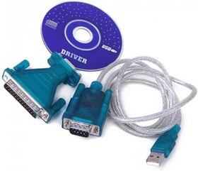 Resim Usb erkek 25 pin çevirici usb paralel çevirici usb com port dönüştürücü 