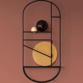 Resim Abronya Metal Askılık Ceket Askılığı Duvar Askısı Elbise Askısı Retro Tasarım Siyah Renk 