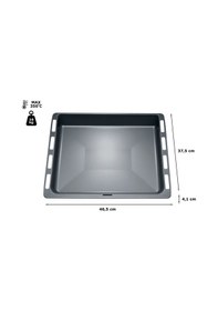 Resim Bosch Uyumlu Ekstra Derin Emaye Firin Tepsi 46,5 X 37,5 Cm - 417747007 
