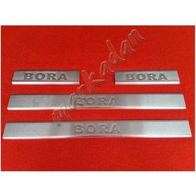 Resim Markadan Vw Bora Krom Kapı Eşiği 1998-2004 4 Parça Paslanmaz Çeli N11.5180 