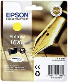 Resim Tonersepeti Epson 16xl-t1634-c13t16344020 Sarı Kartuş 