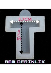 Resim Harf Kalıbı / Noktalı Harf / Türkçe Karakter Silikon Kalıp T 